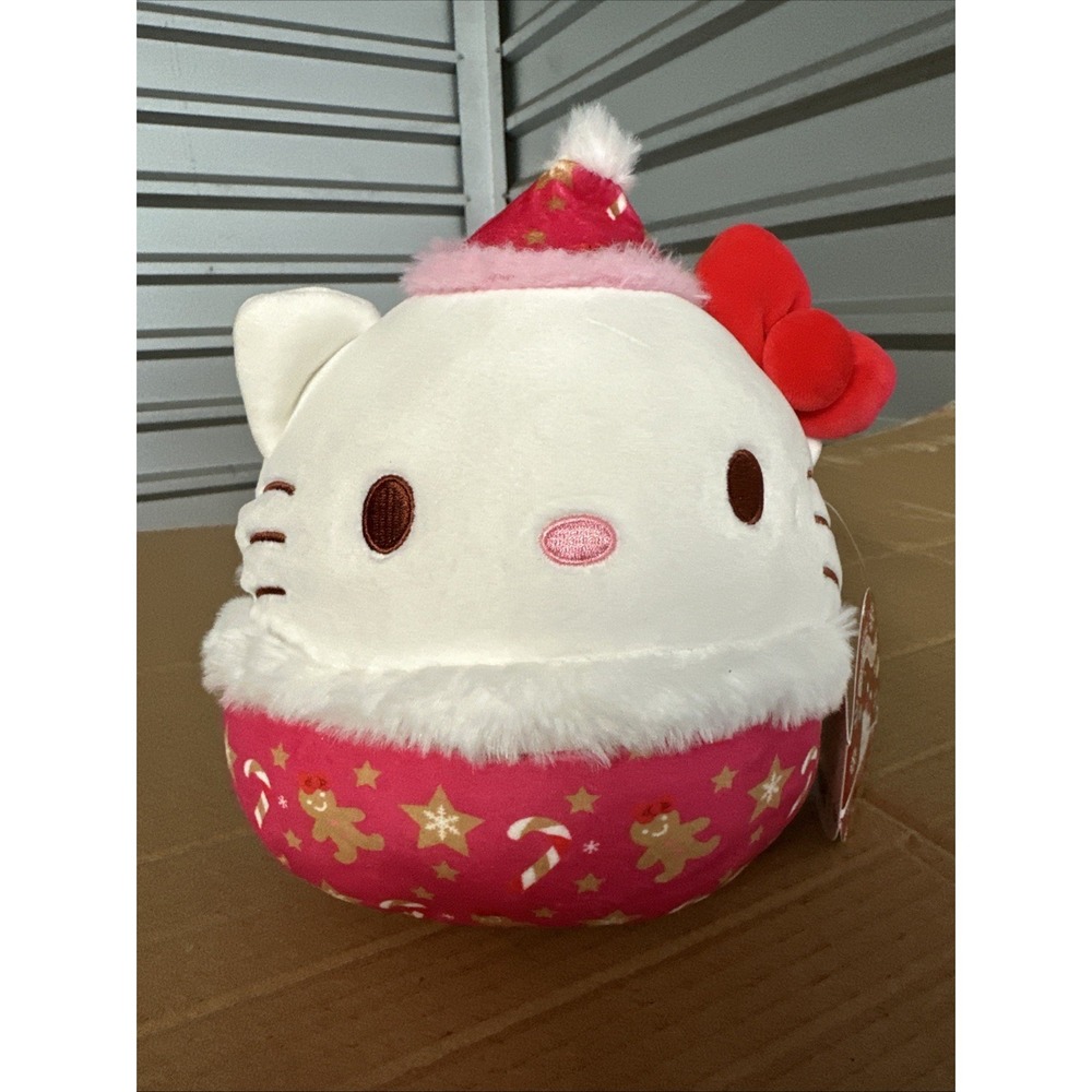 Squishmallows Original Sanrio Holiday 2025 Hello Kitty 8 Inch, 1.0 ea